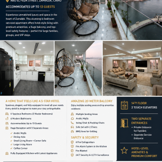 Book Now Apartment in Zamalek | EZRA0004